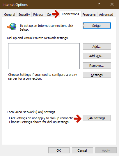 Use Proxy Servers with Internet Explorer - Browsers